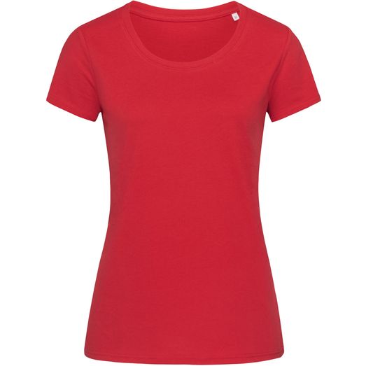 Stedman Green Urban Janet Organic Crew Neck T-Shirt Ladies - Pepper Red