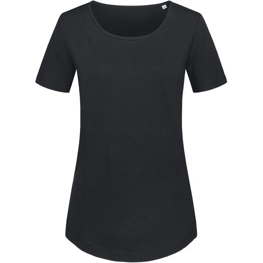 Stedman Green Urban Organic Ladies Slub T-Shirt - Black Opal