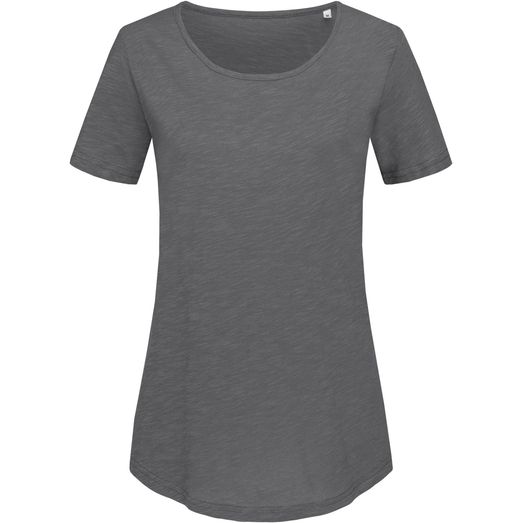 Stedman Green Urban Organic Ladies Slub T-Shirt - Slate Grey