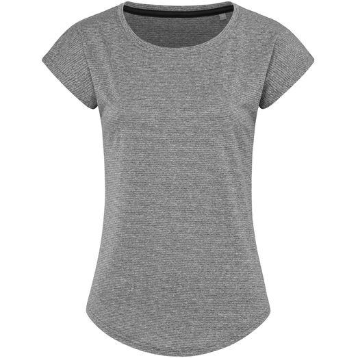 Stedman Recycled Sports T-Shirt Move Ladies - Heather Grey