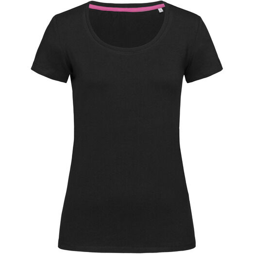 Stedman Stars Claire Crew Neck Ladies T-Shirt - Black Opal