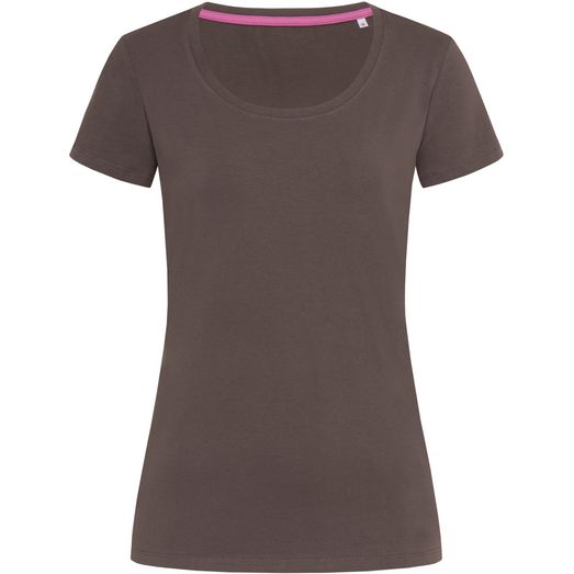 Stedman Stars Claire Crew Neck Ladies T-Shirt - Dk Chocolate