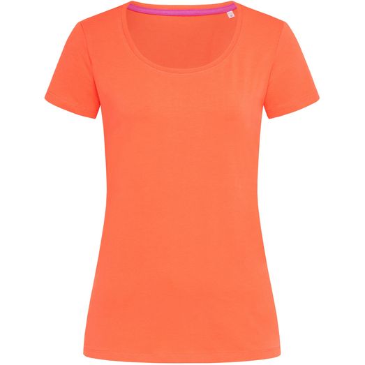 Stedman Stars Claire Crew Neck Ladies T-Shirt - Salmon