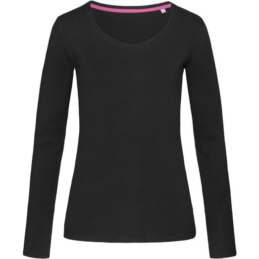 Stedman Stars Claire Long Sleeve T-Shirt Ladies - Black Opal