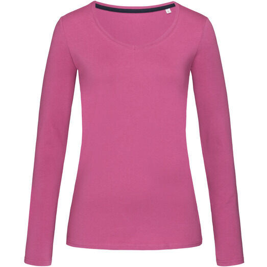 Stedman Stars Claire Long Sleeve T-Shirt Ladies - Cupcake Pink