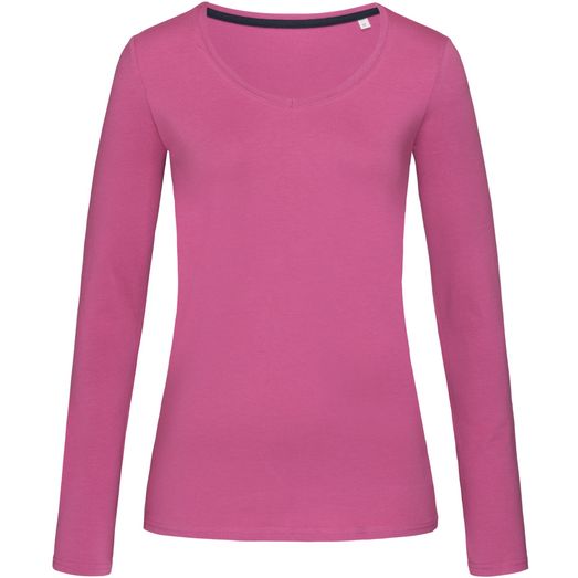 Stedman Stars Claire Long Sleeve T-Shirt Ladies - Cupcake Pink