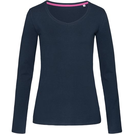 Stedman Stars Claire Long Sleeve T-Shirt Ladies - Marina BLue
