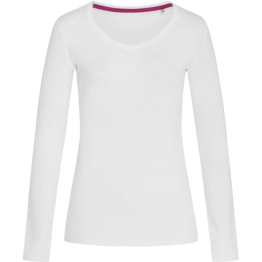 Stedman Stars Claire Long Sleeve T-Shirt Ladies - White