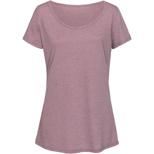 Stedman Stars Daisy Melange Oversized Ladies Crew Neck T-Shirt - Vintage Rose