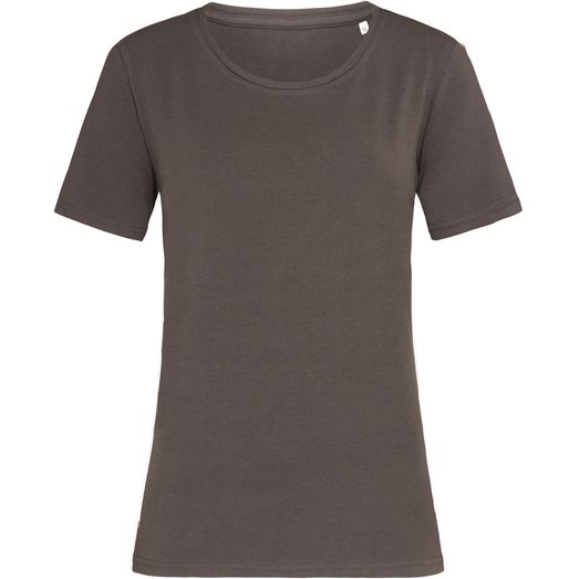Stedman Stars Relax Crew Neck T-Shirt Ladies - Dk Chocolate