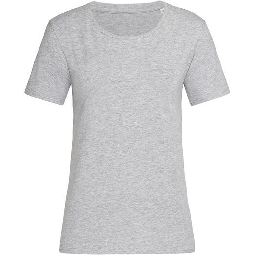Stedman Stars Relax Crew Neck T-Shirt Ladies - Heather Grey