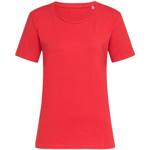 Stedman Stars Relax Crew Neck T-Shirt Ladies - Scarlet Red