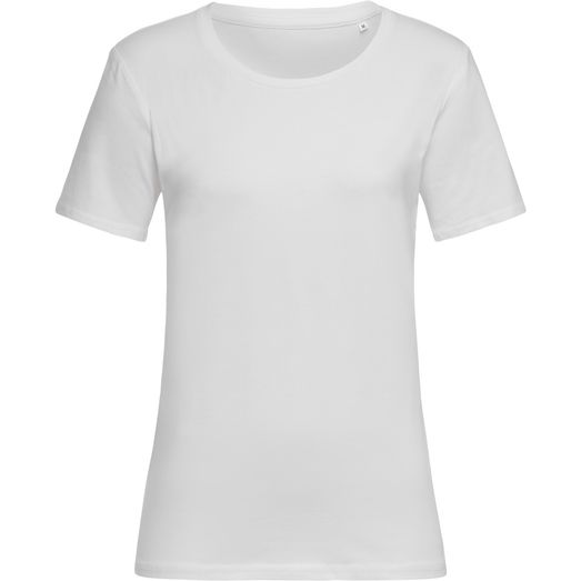 Stedman Stars Relax Crew Neck T-Shirt Ladies - White