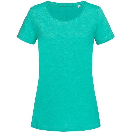 Stedman Stars Sharon Slub C/Neck T-Shirt - Bahama Green