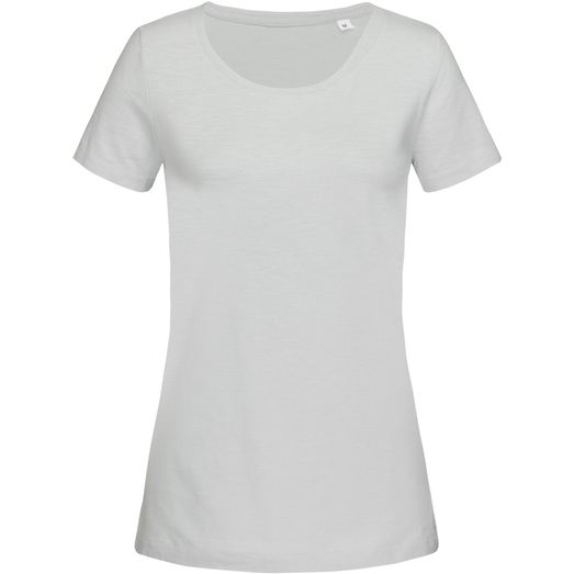 Stedman Stars Sharon Slub C/Neck T-Shirt - Powder Grey