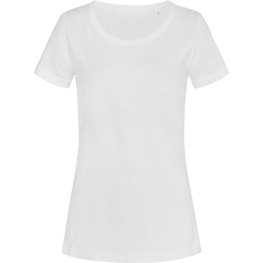 Stedman Stars Sharon Slub C/Neck T-Shirt - White