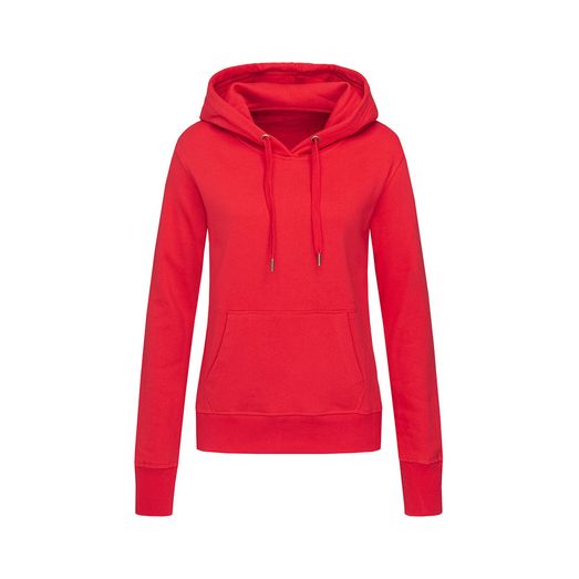 Stedman Active Sports Sweat Hoody Ladies - Crimson Red