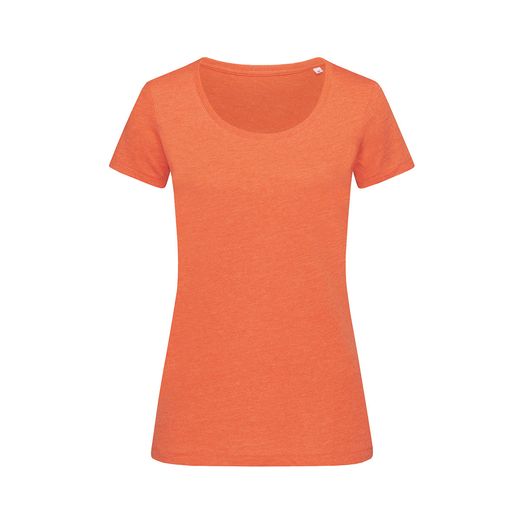 Stedman Stars Lisa Melange Crew Neck T-Shirt - Pumpkin Heather
