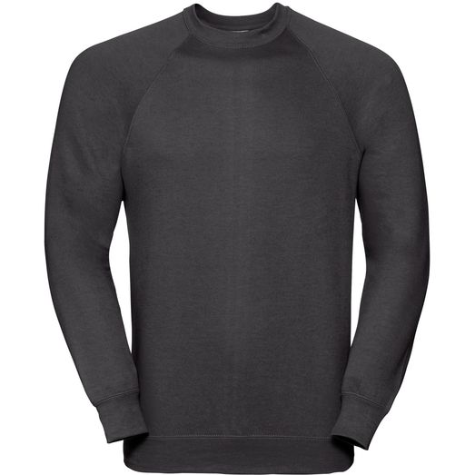 Russell Classic Raglan Sweat 295gm - Black