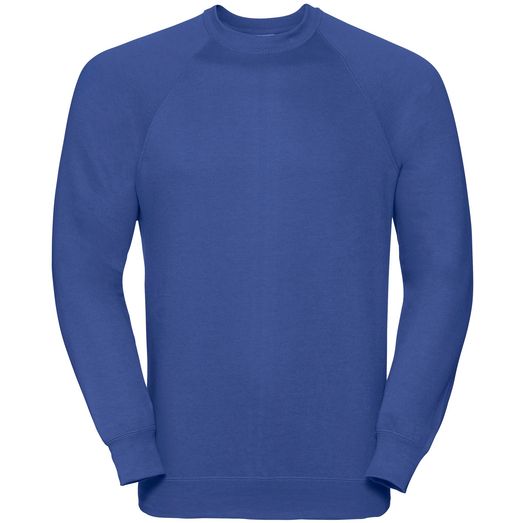 Russell Classic Raglan Sweat 295gm - Bright Royal
