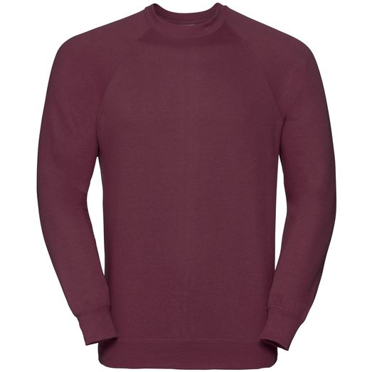Russell Classic Raglan Sweat 295gm - Burgundy