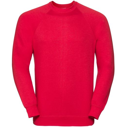 Russell Classic Raglan Sweat 295gm - Classic Red
