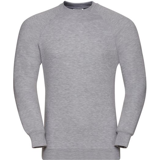 Russell Classic Raglan Sweat 295gm - Light Oxford