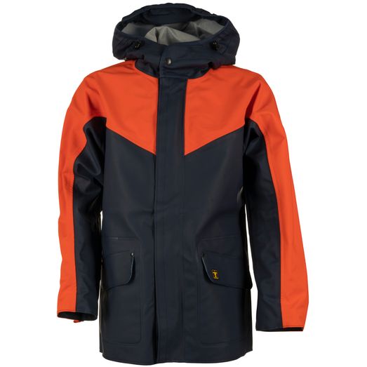 Guy Cotten Eureka Jacket Navy Blue/Orange