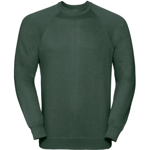 Russell Classic Raglan Sweat 295gm - Bottle Green
