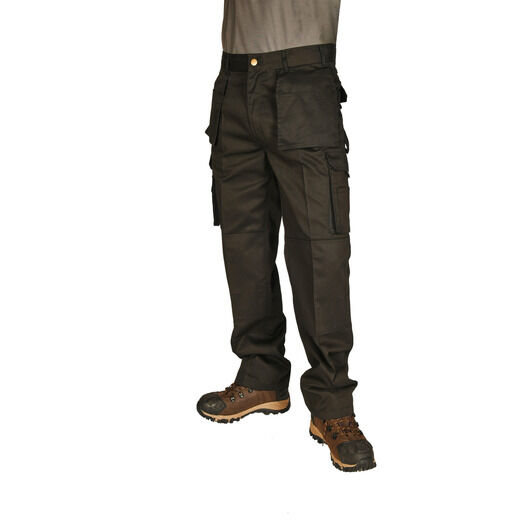 Absolute Apparel Workwear Utility Cargo Trouser - Black