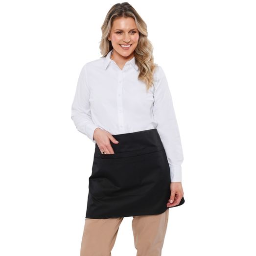 Dennys Short Bar Apron 16in With Pocket