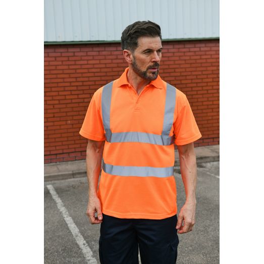 Korntex High Vis Poloshirt - Orange