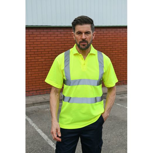 Korntex High Vis Poloshirt - Yellow