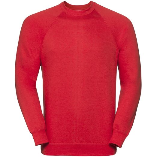 Russell Classic Raglan Sweat 295gm - Bright Red
