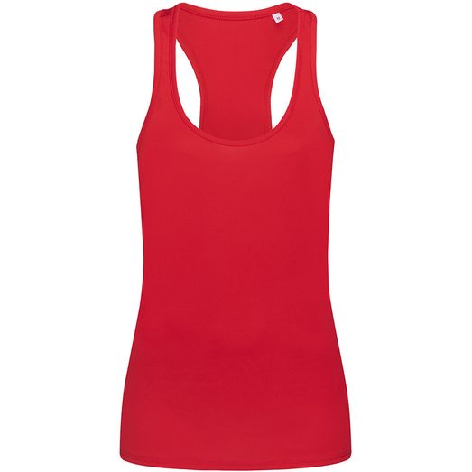 Stedman Active Sports 140 Ladies Tank Top - Crimson Red