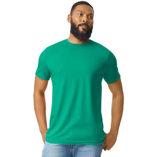 Gildan Softstyle CVC T-Shirt - Kelly Mist