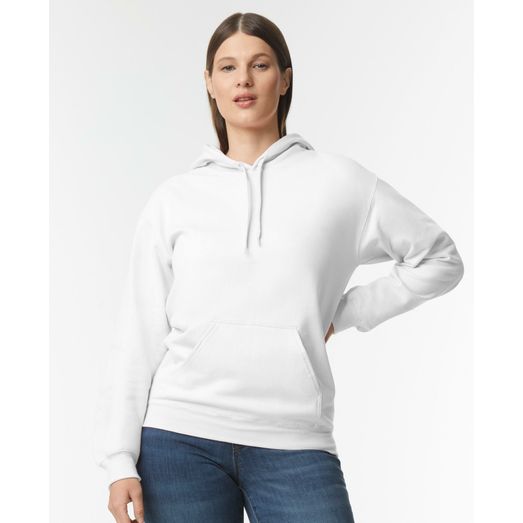 Gildan Softstyle Midweight Pullover Hood - White