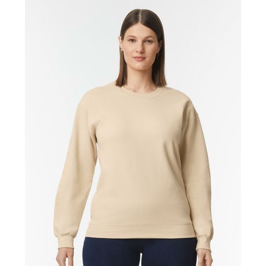 Gildan Softstyle Midweight Sweatshirt - Sand