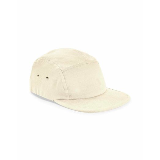 Beechfield  Canvas 5 Panel Camper Cap Natural