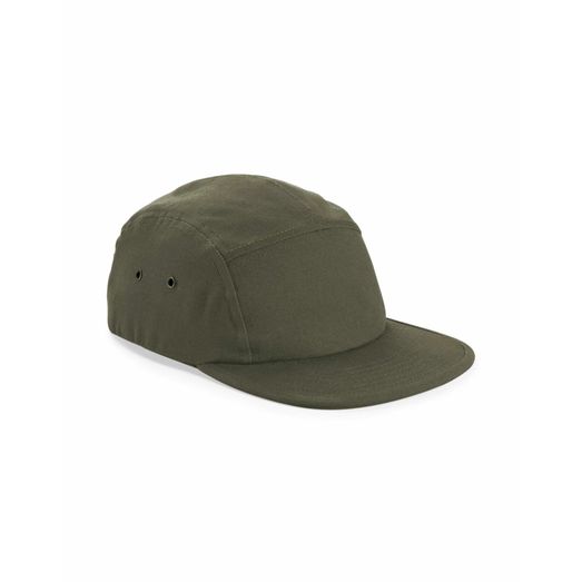 Beechfield  Canvas 5 Panel Camper Cap Olive