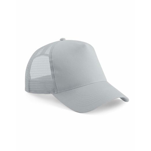 Beechfield  Junior Snapback Trucker Light Grey/Light Grey