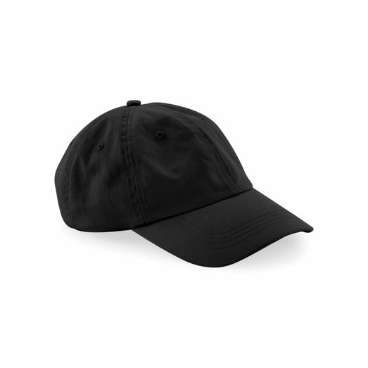 Beechfield  Organic Cotton 6 Panel Dad Cap Black