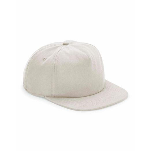 Beechfield  Organic Cotton Unstructured 5 Panel Cap Sand