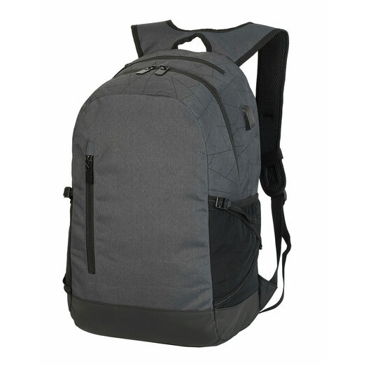 Shugon Leipzig Laptop Backpack Dark Grey/Black