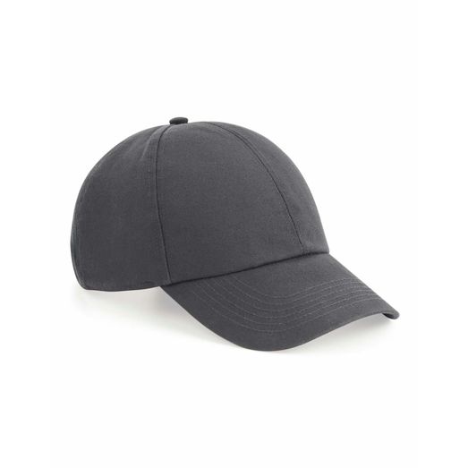 Beechfield  Organic Cotton 6 Panel Cap Graphite