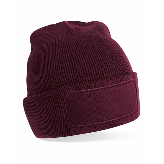 Beechfield  Original Patch Beanie Burgundy