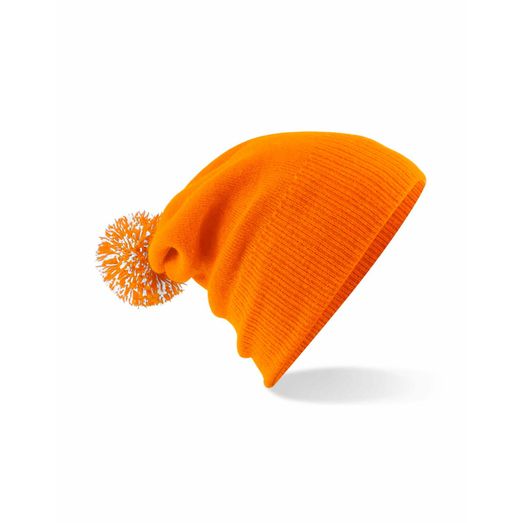 Beechfield  Snowstar® Beanie Orange/White