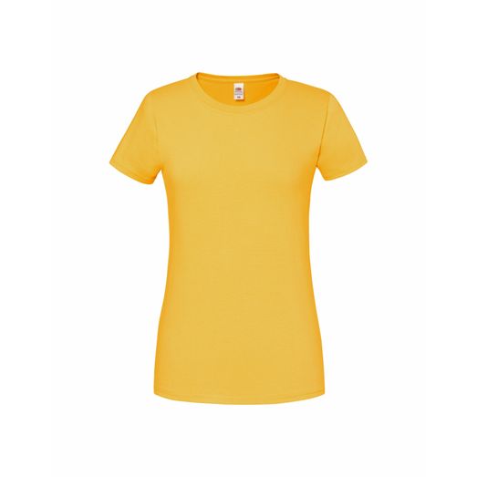 Fruit Of The Loom Ladies' Iconic 195 Ring Spun Premium T Sunflower