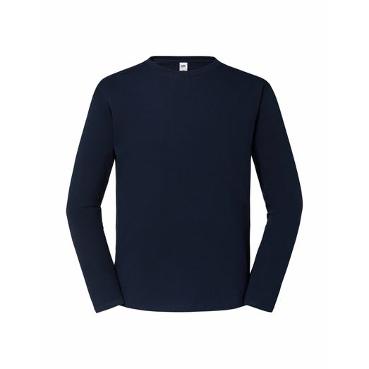 Fruit Of The Loom Men's Iconic 195 Premium Long Sleeve T Deep Navy