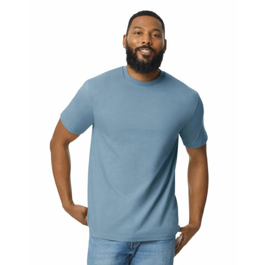 Gildan Softstyle Midweight Adult T-Shirt Stone Blue